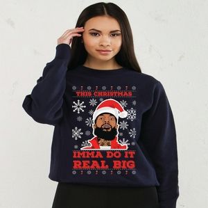 Women Nipsey Hussle Ugly Christmas Sweater Women's